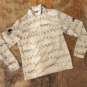 Adidas Core Printed 1/4 Zip Pullover